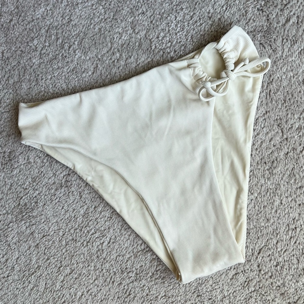 Toluca Waffle Knit Tie Swim Bottoms